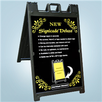 Signicade Deluxe A-Frame Signs - Black