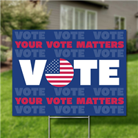 Yard Signs, Pack of 10 - Vote