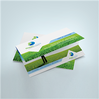 Folded Business Cards